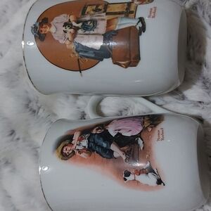 Norman Rockwell Mug Set